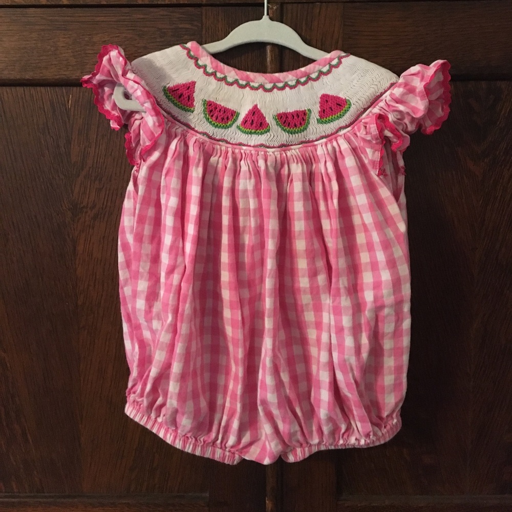 Smocked Watermelon Bubble
